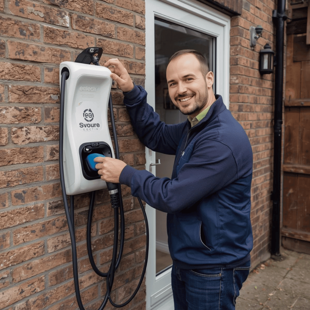 Ev Charger Installed at a home